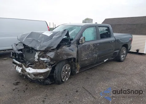 2022 Ram 1500 Big Horn 4X4 6'4 Box from USA, damaged, VIN 1C6SRFMT6NN265934